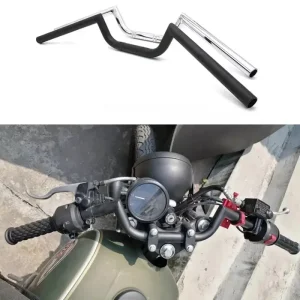 Guiador volante retro 670 mm cafe racer
