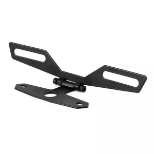 Suporte matrícula ajustável dobrável metal