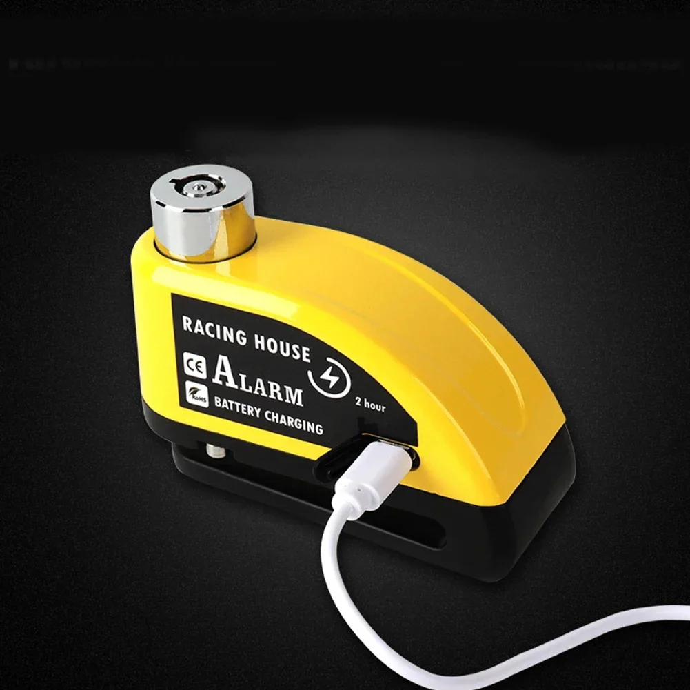 Cadeado Alarme Disco Moto 110dB Recarregável USB - Image 3