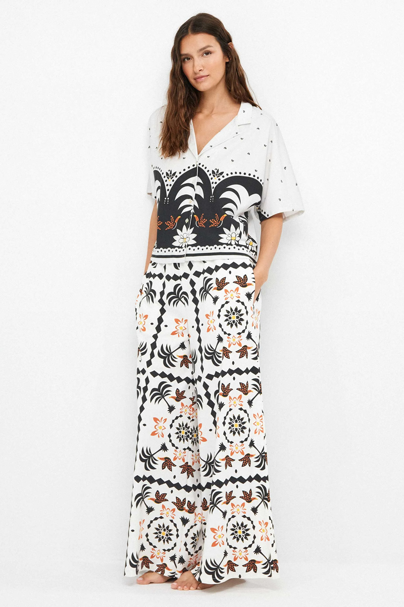 Calça com estampado tropical - Image 2