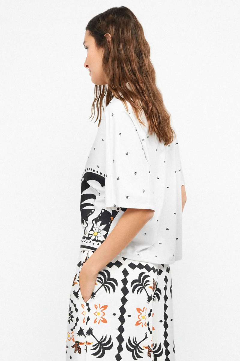 Calça com estampado tropical - Image 5