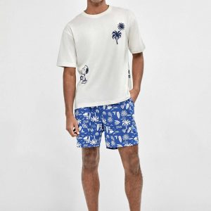 Pijama Homem estampado Snoopy