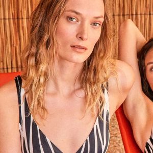 Top biquini com aro animal print