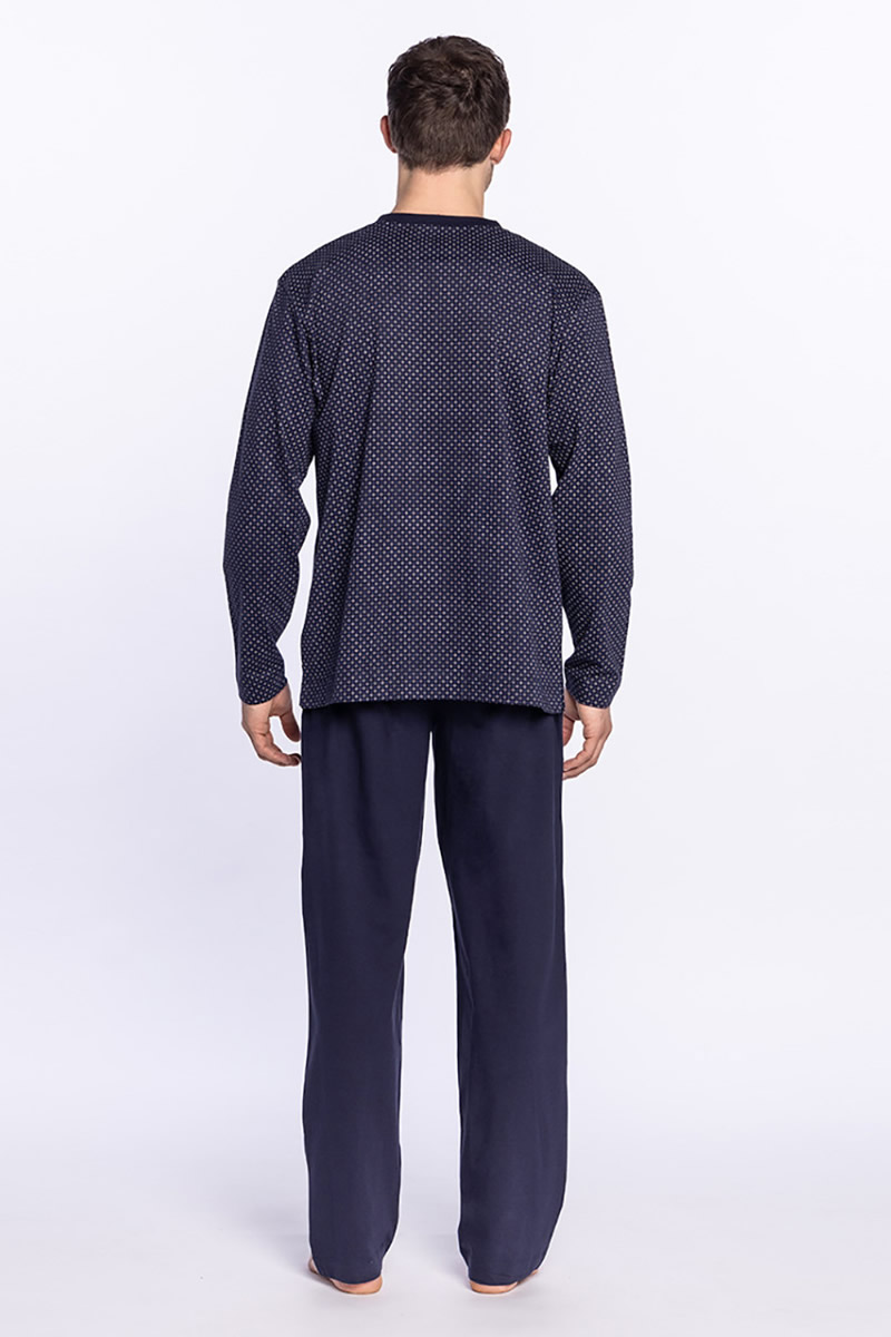 Pijama de Algodão com Decote Redondo e botões - Image 4