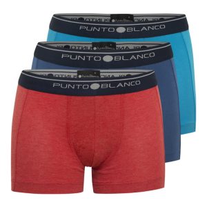 Boxer Triplo Menino Punto Blanco