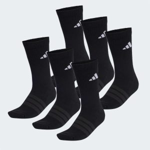 MEIAS DE CANO MÉDIO PRETAS – 6 PARES