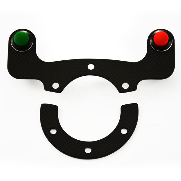 KIT SUPORTES BOTÕES CARBONO RRS