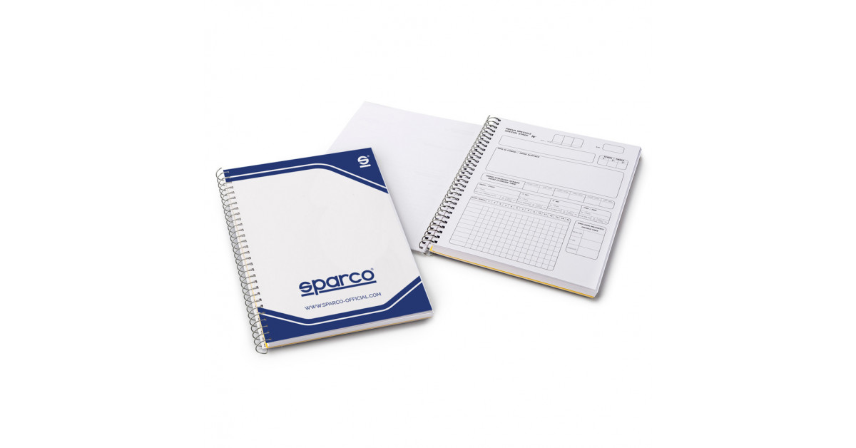 CADERNO NOTAS SPARCO