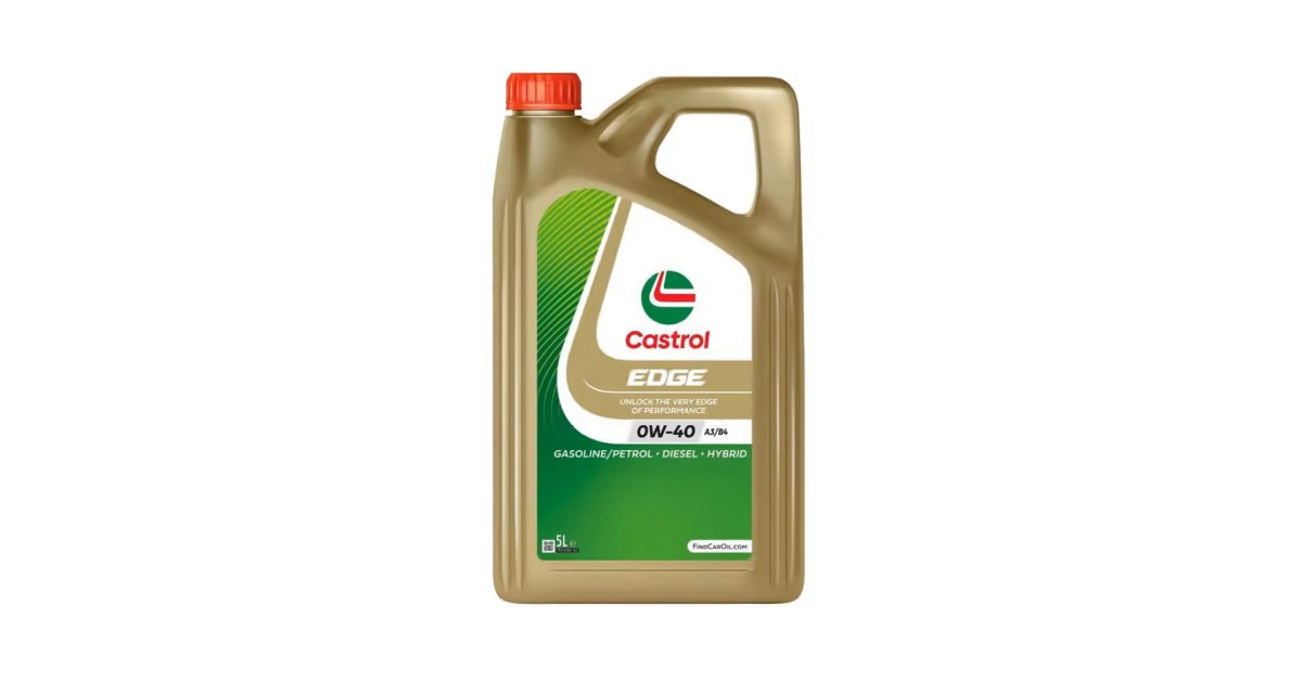ÓLEO DO MOTOR CASTROL EDGE FST 0W40 5L