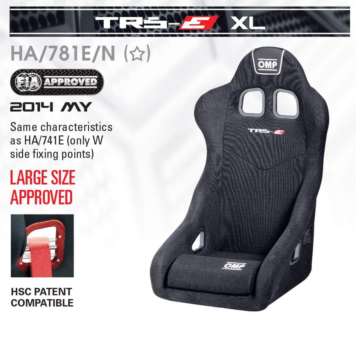 BAQUET OMP TRS-E XL