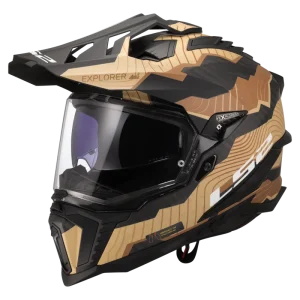 Capacete Enduro LS2 MX701 Explorer C Trick Carbono