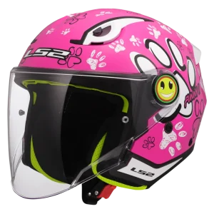 Capacete Jet Infantil LS2 OF622 Funny II Paws